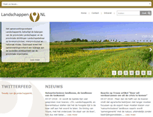Tablet Screenshot of landschappen.nl